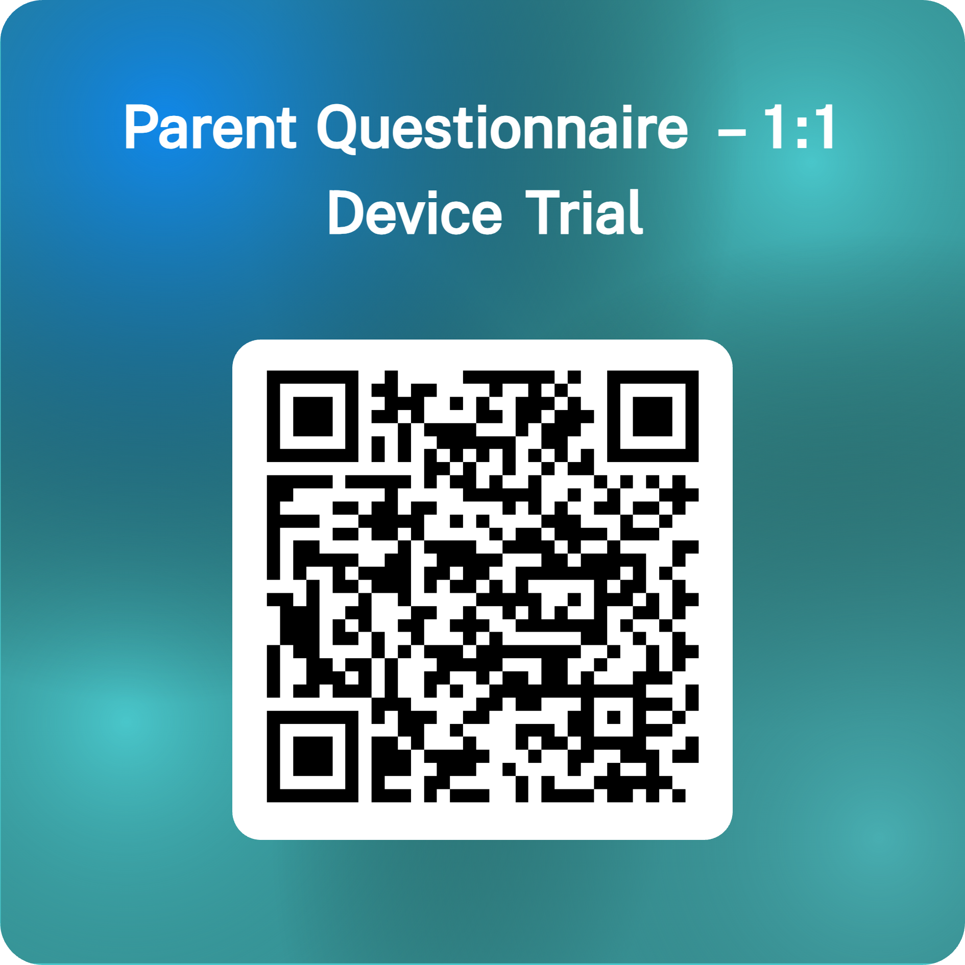 QR code for Parent Consultation for 1:1 Devices